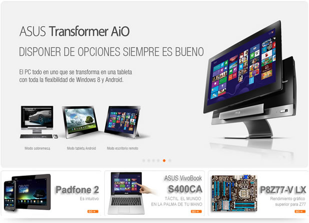 Ordenadores Asus